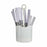 Cutlery Set White Stainless steel (8 Units)