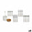 Cutlery Set Brown Stainless steel (8 Units)