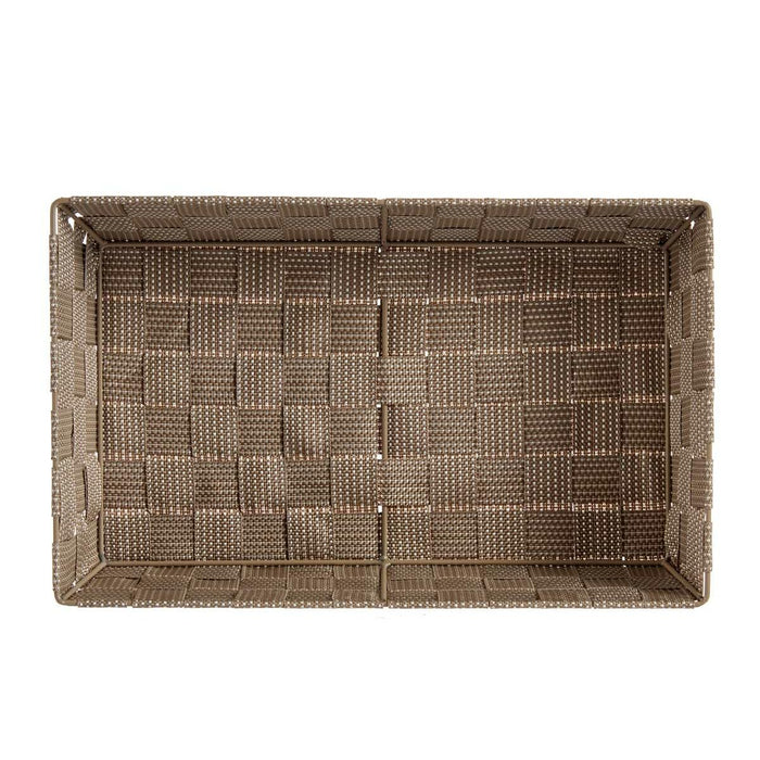 Multi-purpose basket Beige Cloth 3,8 L 34 x 8,5 x 21 cm (18 Units)