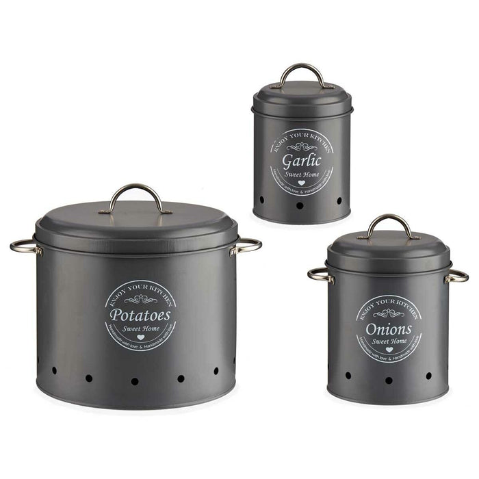 Tubs Enjoy Your Kitchen Grey Metal (4 Units)