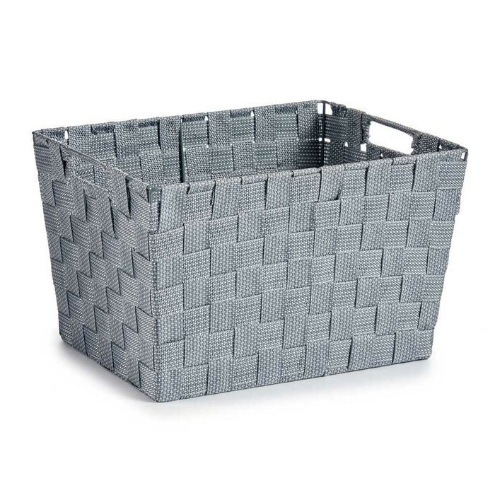 Laundry Basket Grey Cloth 10 L 25 x 20,5 x 35 cm (12 Units)