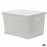 Storage Box with Lid White Plastic 40 L 35 x 25 x 46 cm (12 Units)