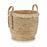 Set of Baskets Natural Straw (4 Units)