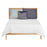 Bedspread (quilt) 240 x 260 cm White (4 Units)