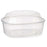 Rectangular Lunchbox with Lid Transparent polypropylene 1,5 L 18 x 10,5 x 21,5 cm (8 Units)