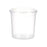 Round Lunch Box with Lid Transparent polypropylene 1 L 12,5 x 12,5 x 12,5 cm (12 Units)