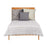 Reversible Bedspread 240 x 260 cm White Grey (6 Units)