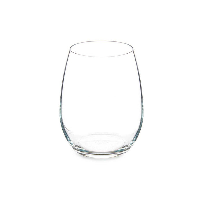 Set of glasses Amber Transparent Glass 350 ml (4 Units)