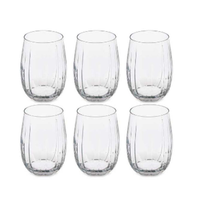 Set of glasses Linka Transparent Glass 380 ml (4 Units)