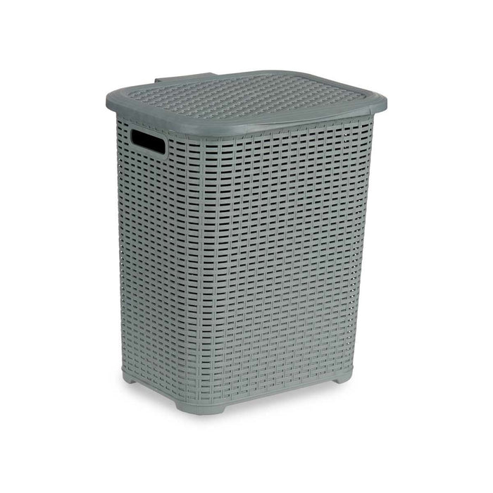 Laundry Basket Grey Plastic 42 L 34,5 x 48 x 41 cm (10 Units)