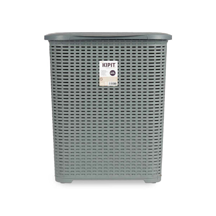 Laundry Basket Grey Plastic 42 L 34,5 x 48 x 41 cm (10 Units)