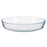 Baking tray Transparent Borosilicate Glass 25,5 x 4,5 x 25,5 cm (6 Units)