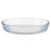 Baking tray Transparent Borosilicate Glass 25,5 x 4,5 x 25,5 cm (6 Units)