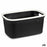 Laundry Basket White Black Plastic 36 L 36 x 25,5 x 53 cm (12 Units)