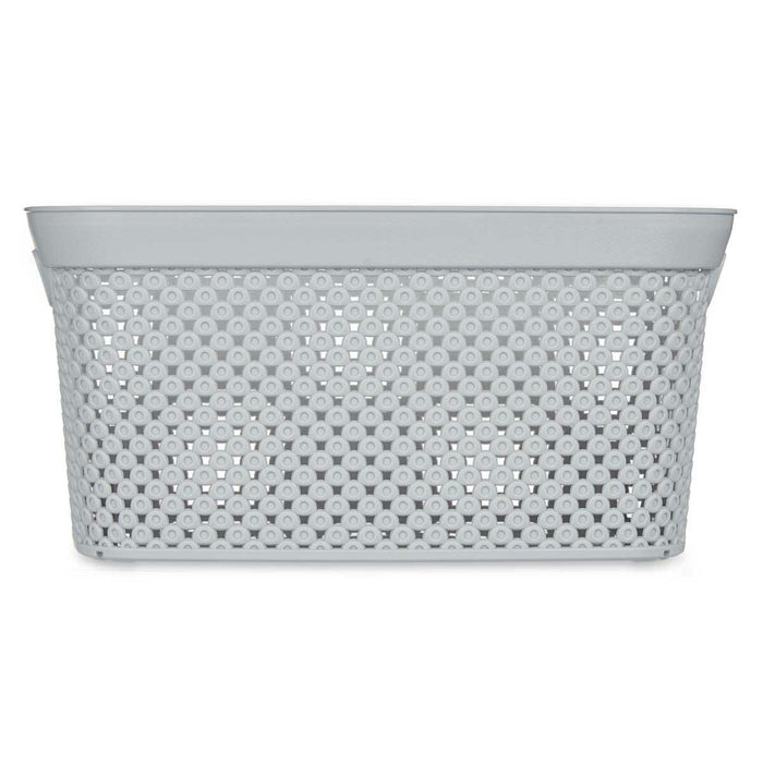 Laundry Basket Grey Plastic 10 L 24 x 17 x 35 cm (24 Units)