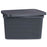 Storage Box with Lid Anthracite Plastic 19 L 28 x 22 x 39 cm (12 Units)