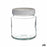 Jar White Plastic 1 L 11,5 x 13,2 x 11,5 cm (12 Units)