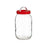 Jar Lid with handle Red polypropylene 2 L 12 x 21 x 12 cm (6 Units)