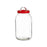 Jar Lid with handle Red polypropylene 3 L 13 x 24,3 x 13 cm (6 Units)