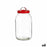 Jar Lid with handle Red polypropylene 3 L 13 x 24,3 x 13 cm (6 Units)