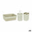 Bath Set Beige Plastic (12 Units)