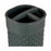 Bath Set Anthracite Plastic (12 Units)