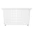 Multi-purpose basket With wheels White Plastic 17,5 x 26 x 46 cm (12 Units)