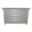 Multi-purpose basket With wheels Grey Plastic 17,5 x 26 x 46 cm (12 Units)