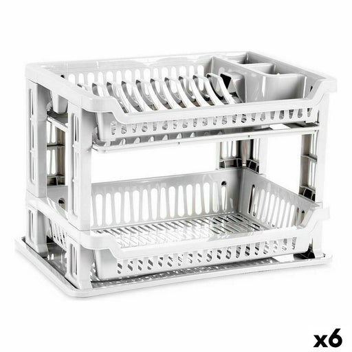 Drainer White Plastic 45 x 30 x 30,5 cm (6 Units)