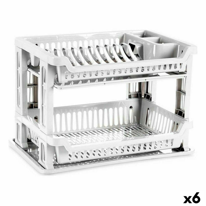 Drainer White Plastic 45 x 30 x 30,5 cm (6 Units)