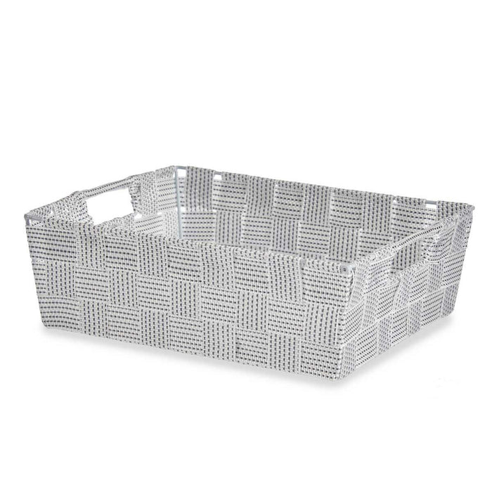 Multi-purpose basket White Cloth 3 L 23 x 8 x 27 cm (48 Units)