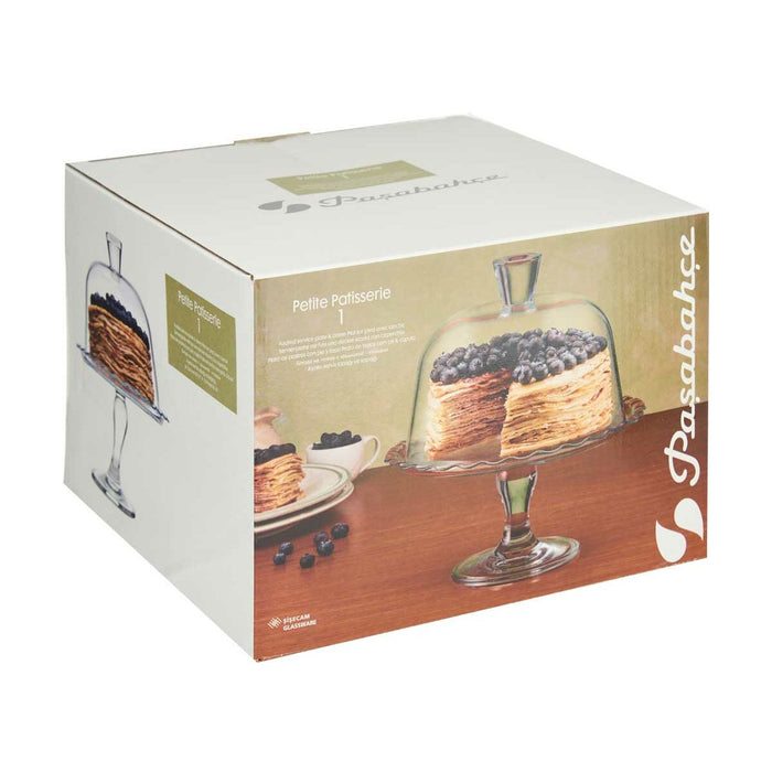 Lunch box Transparent Glass 26 x 26 x 26 cm (2 Units)