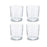 Set of glasses Bistro 380 ml Transparent Crystal (6 Units)