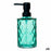 Soap Dispenser Diamond Crystal Green Plastic 410 ml (12 Units)