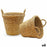 Basket With handles Brown 30 L 35 x 30 x 35 cm (6 Units)