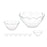 Set of bowls Hasir Transparent Glass (2 Units)