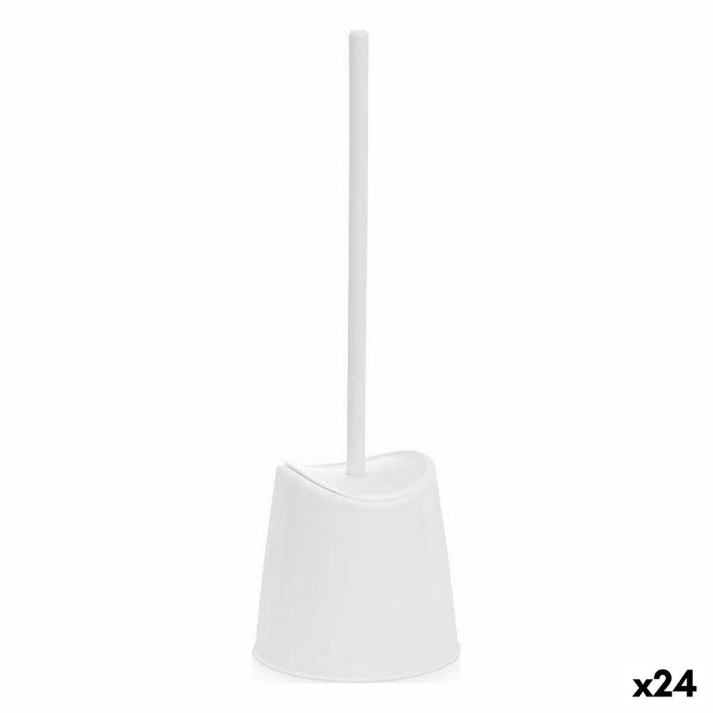 Toilet Brush 12,5 x 37 x 12,5 cm White Plastic (24 Units)