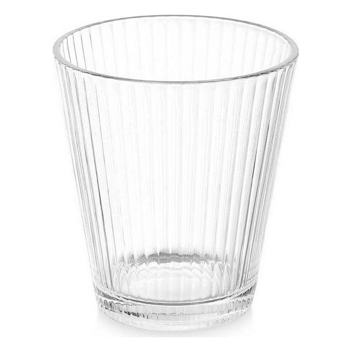 Glass Stripes Transparent Glass 375 ml (24 Units)