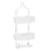 Shower Hanger 28 x 60 x 14 cm Metal White Plastic (6 Units)