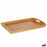 Tray Brown Bamboo 38 x 6 x 58 cm (6 Units)