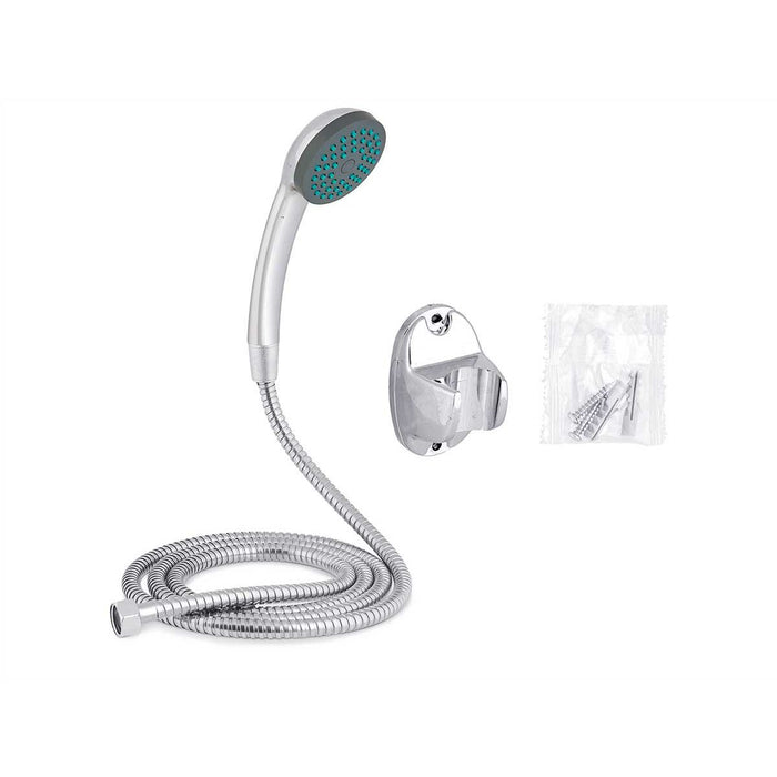 A shower head with a hose to direct the flow 2 m Silver Metal (12 Units)