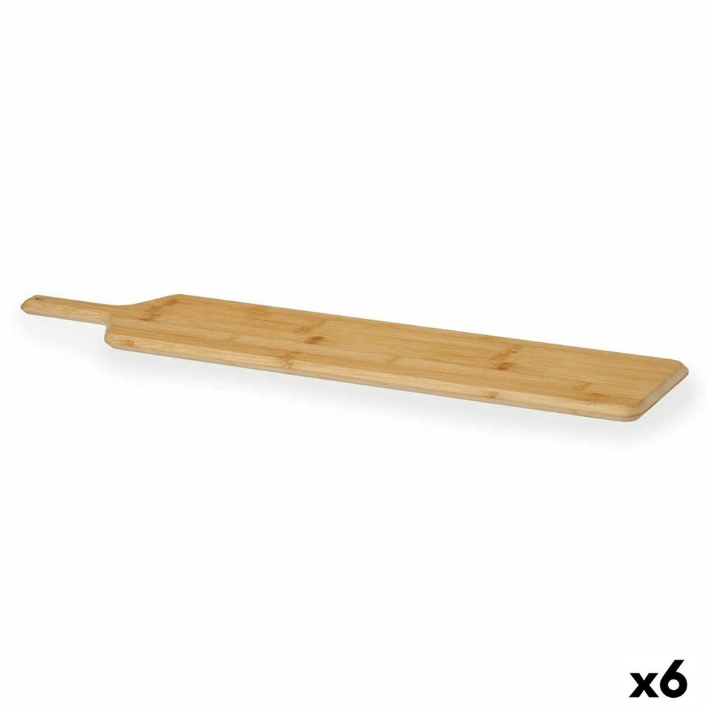 Tabla Aperitif With handle Bamboo 65 x 14 x 1,5 cm (6 Units)