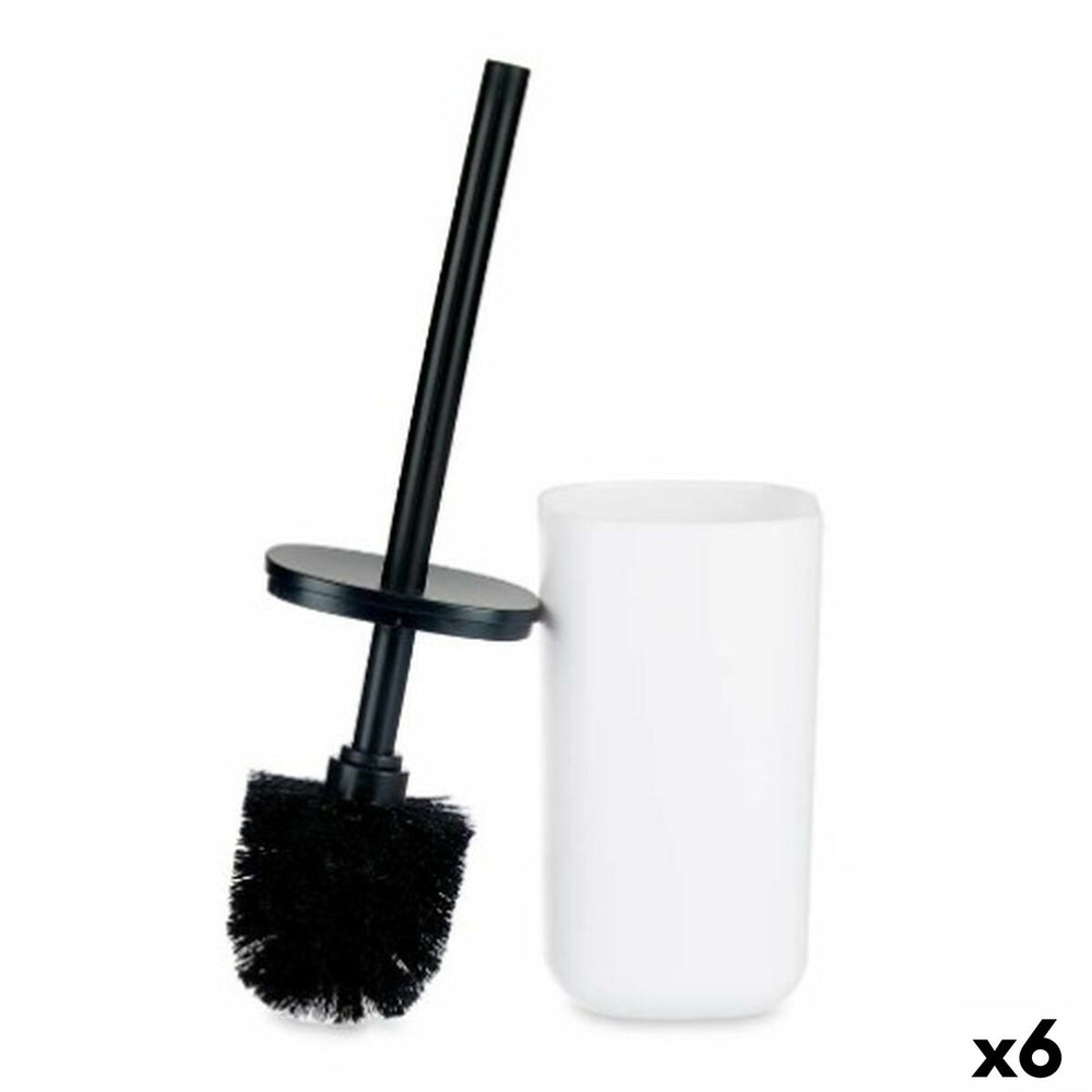 Toilet Brush White polystyrene 9,6 x 35 x 9,6 cm (6 Units)