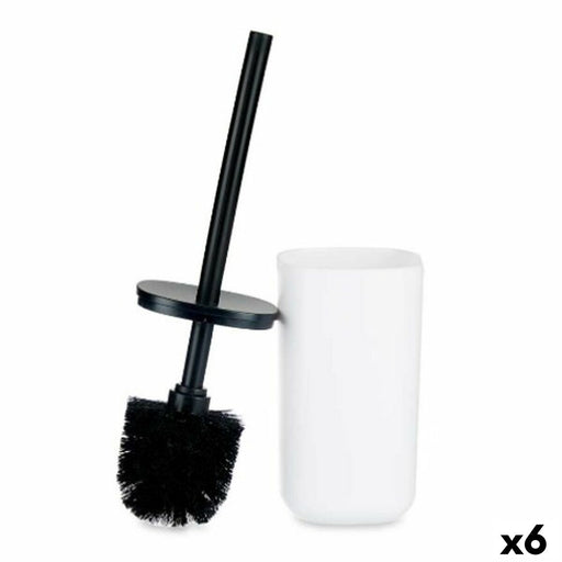 Toilet Brush White polystyrene 9,6 x 35 x 9,6 cm (6 Units)