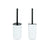 Toilet Brush White polystyrene 9,6 x 35 x 9,6 cm (6 Units)