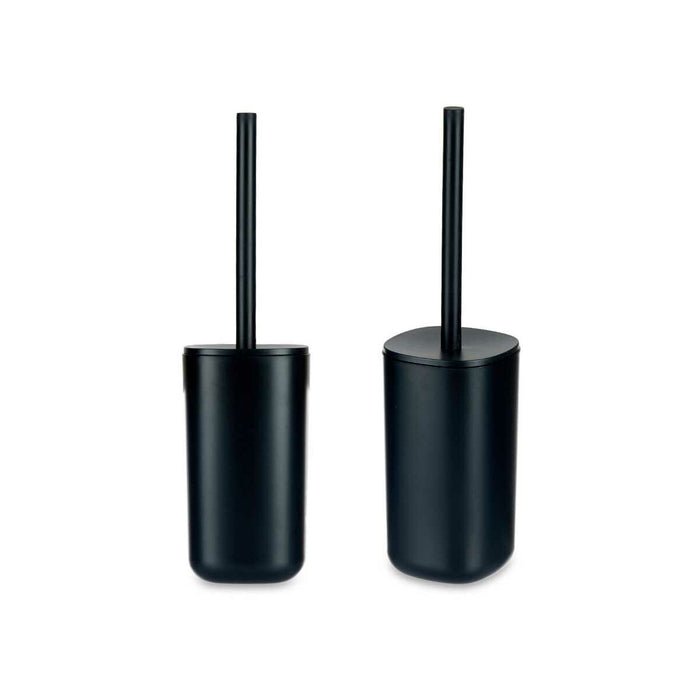 Toilet Brush Black polystyrene 9,6 x 35 x 9,6 cm (6 Units)