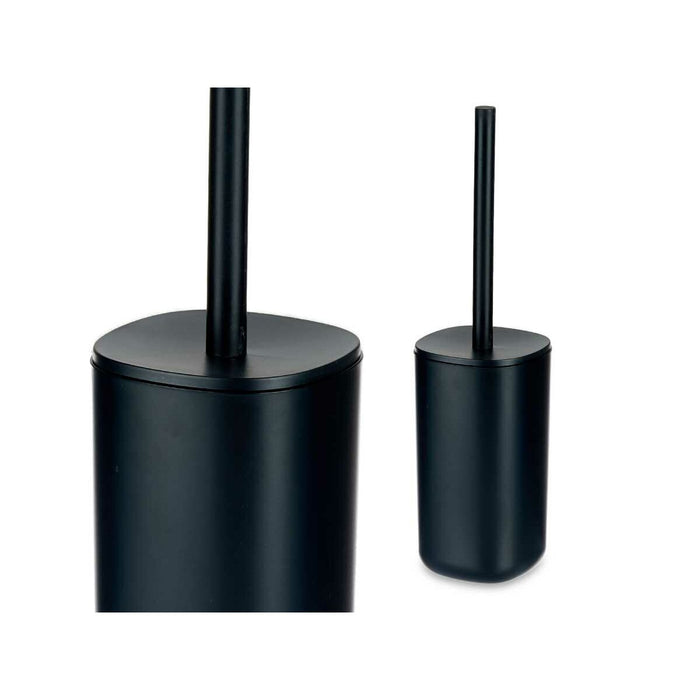 Toilet Brush Black polystyrene 9,6 x 35 x 9,6 cm (6 Units)