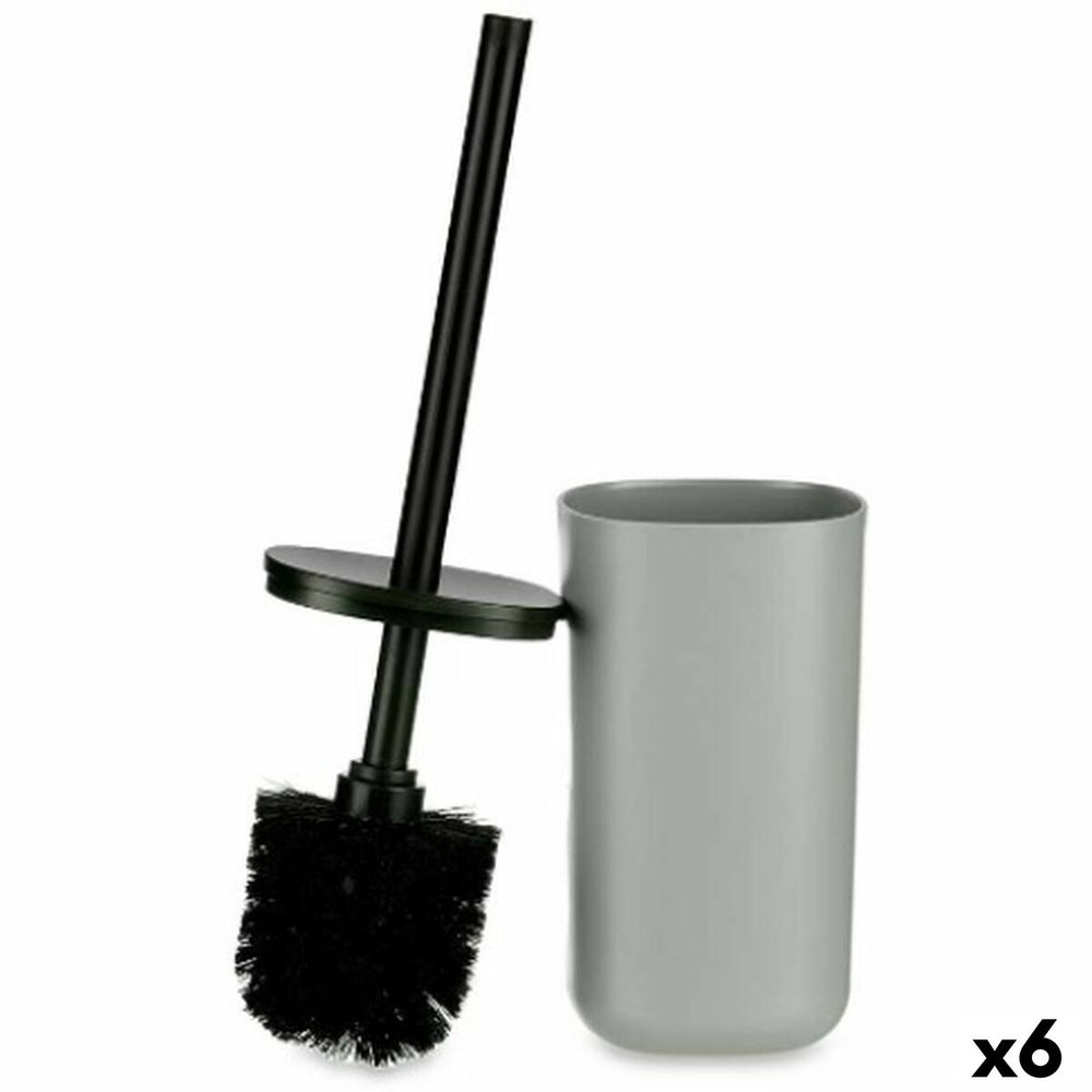 Toilet Brush Grey polystyrene 9,6 x 35 x 9,6 cm (6 Units)