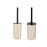 Toilet Brush Beige polystyrene 9,6 x 35 x 9,6 cm (6 Units)