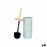 Toilet Brush Blue Wood Resin 10,2 x 38 x 10,2 cm (4 Units)